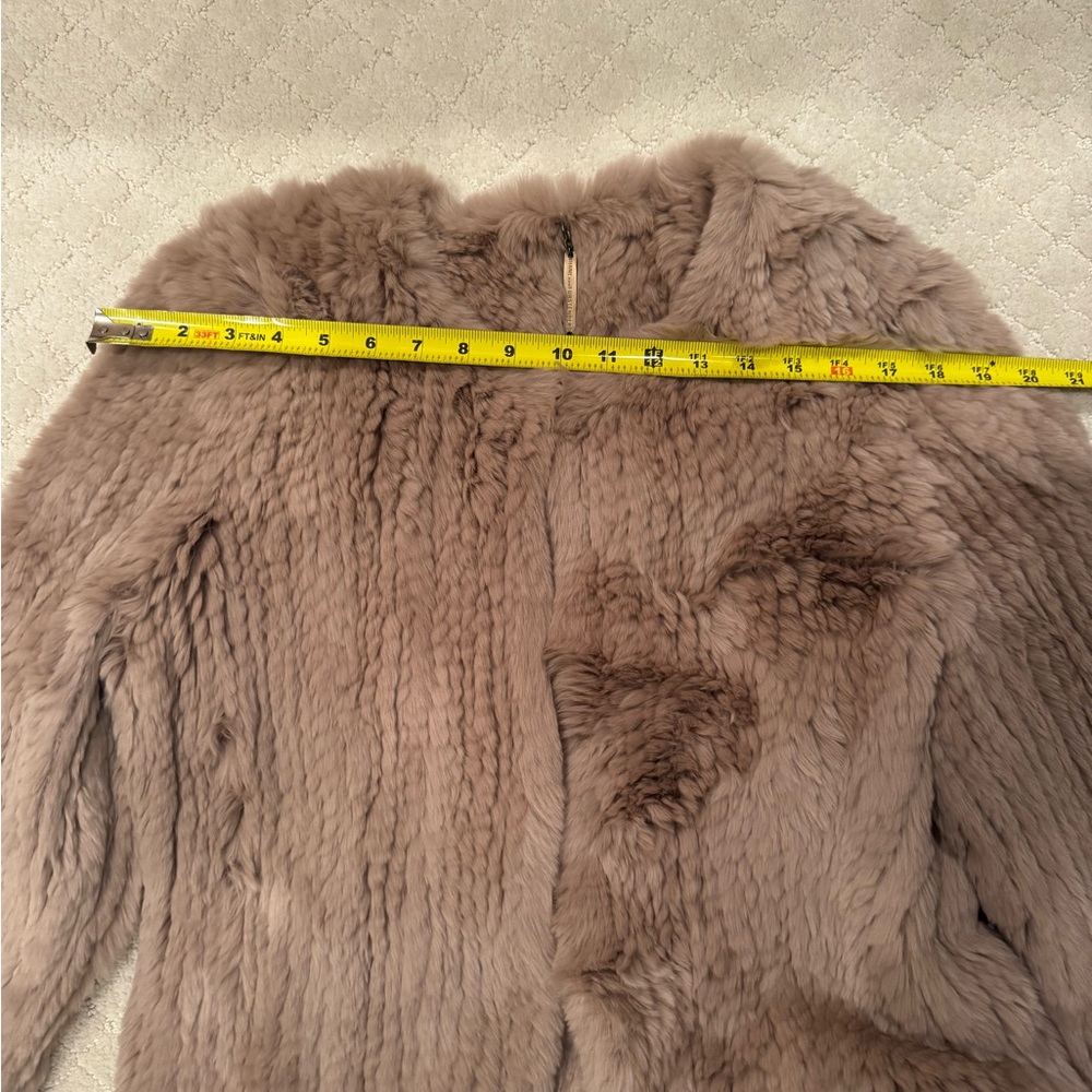 DVF Rex Rabbit Fur Jacket - Picture 6 of 7